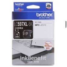 兄弟（brother）LC597XL BK 高容黑色墨盒（适用机型兄弟MFC-J2510）