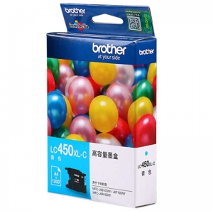 兄弟（brother）LC450XL C 青色墨盒（适用于MFC-J6710DW J5910DW J6910DW ）