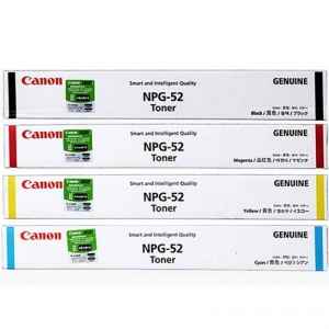 佳能（Canon）NPG-52系列 黑彩四色墨粉（适用C2020 C2025 C2030 C2220 ）