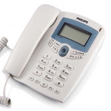 飞利浦（PHILIPS）TD-2816 有绳电话机 双接口/磨砂质感/免提/家用/商务办公电话机/座机 （白色）