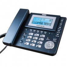 步步高（BBK）HCD188 办公电话机/座机 来电显示/屏幕翻转/来电语音报号/双插孔接分机（深灰色）