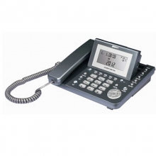 步步高（BBK）HCD188 办公电话机/座机 来电显示/屏幕翻转/来电语音报号/双插孔接分机（深灰色）