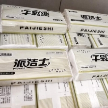 派洁士（paijieshi）100抽取式面巾纸/软抽纸 195*200mm 2层*100抽*80包/箱