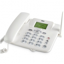 得力（deli）770 移动SIM卡无线插卡电话机/无线座机（白色）