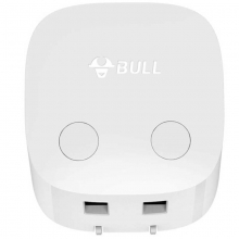 公牛（BULL）GN-U1120N 智能手机充电器 USB快充 白色 折叠插脚