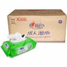 心相印 XCA080 抽取式卫生湿巾 80片/包 12包/箱（整箱销售）