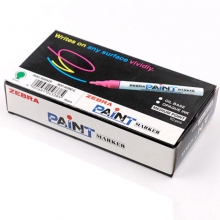 斑马（ZEBRA）MOP-200M PAINT 油漆笔/补漆笔/记号笔/签名签到笔（粉色）