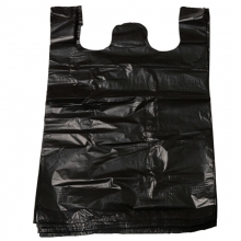 国产 塑料袋/垃圾袋/手提袋/背心袋 45*75cm（黑色）加厚型 50个/包