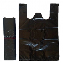国产 塑料袋/垃圾袋/手提袋/背心袋 36*58cm（黑色）加厚型 50个/包