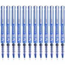 百乐（PILOT）BXC-V5 大容量可换胆走珠笔/BX-V5升级版水笔/签字笔（替芯BXS-IC-S3）0.5mm 蓝色 12支装