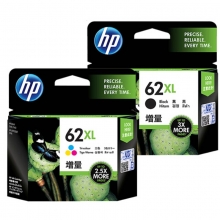 惠普（HP）62XL 黑彩套装 高容量墨盒（适用于 Officejet200 258 5540 5542 5640 5740）