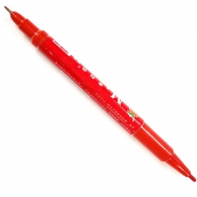 吉利发（JILIFA）GL-126 小双头油性记号笔 12支装 红色