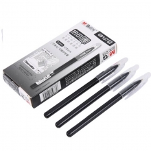 晨光（M&G）AKP69107 热可擦子弹头中性笔/签字笔/水笔（替芯3003）0.5mm 黑色 12支/盒
