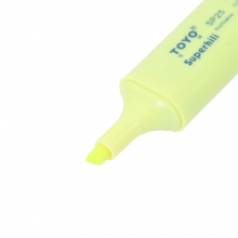 东洋（TOYO）SP25 幻彩荧光笔标记笔划重点笔 黄色