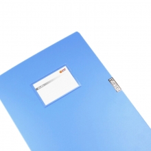 吉利发（JILIFA）GL838 档案盒文件盒塑料资料盒 原料95C 三寸/55mm 蓝色