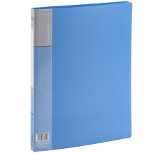 吉利发（JILIFA）GL20AB 标准轻便型资料册文件册A4插页文件夹资料夹 蓝色 A4 20页