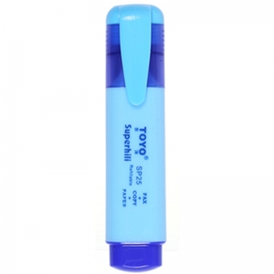 东洋（TOYO）SP25 幻彩荧光笔标记笔划重点笔 蓝色