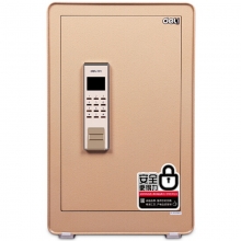 得力（deli）4084 全钢防盗电子密码保险箱 办公保管箱 高60CM 金色