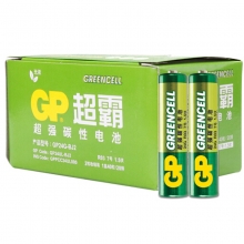超霸（GP）7号超强碳性电池无汞1.5V环保干电池 40粒装