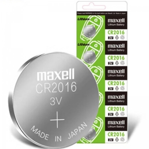 麦克赛尔（Maxell）CR2016 纽扣电池 3V万胜电池 5粒装