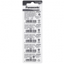 松下（Panasonic）LR43（186）碱性纽扣电池  AG12/386/301 扣式电池1.5V 10粒装