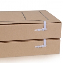 永硕（UOSO）A4-4cm 国产无酸牛皮纸文书档案盒 纸质档案盒 50个装