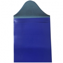 国产 蓝工资袋色 软塑料工资袋 配插卡片塑料工资袋 工资信封 100个/包