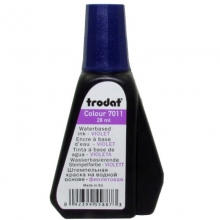 卓达（trodat）7011 印油/翻转印章专用水性油墨补充液万次章油 28ml 紫色