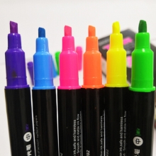 宝克（BAOKE）6MP492 双头荧光笔/重点醒目标记笔 6色/盒