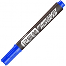 得力（deli）6881 单头油性记号笔/粗头物流笔/大头笔 10支装 蓝色