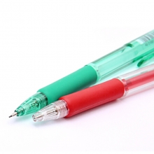 斑马（ZEBRA）KRM-100 彩色透明杆活动铅带自动铅笔 橡皮擦头 0.5mm 10支装