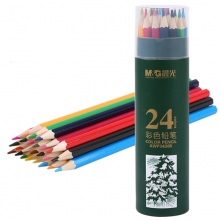 晨光（M&G）AWP34305 彩色铅笔/木质彩铅绘画彩色铅笔 PP筒装 24色