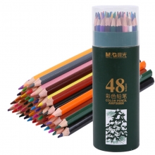 晨光（M&G）AWP36808彩色铅笔/木质彩铅绘画彩色铅笔 PP筒装 48色